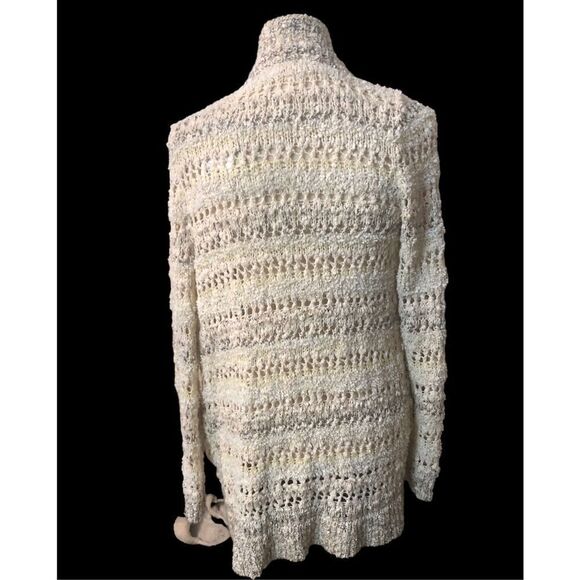 Anthropologie Knitted & Knotted Soubrette Marled Sequin Cardigan - Picture 10 of 12